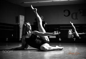 dancer, monochrome, Jeff Cain