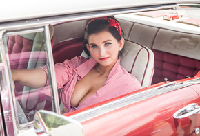 women, with cars, Jeff Cain, 500px, model, pinup models