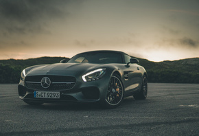 Black, Mercedes Benz, Amg, GT