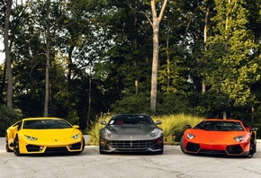 Lamborghini, Ferrari, суперкары, Феррари, Ламборгини