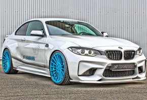 BMW, M2, Hamann, white, sports coupe