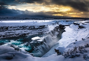 Gullfoss, Waterfall, Iceland, , , , 