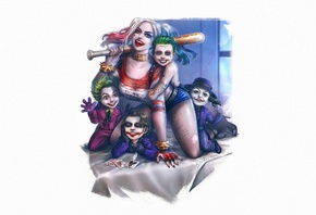 artwork, Harley Quinn