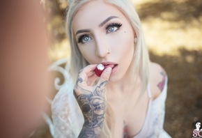 Ivory, Janesinner, Suicide Girls, white, hair, photosession, Passion Fruit, ...