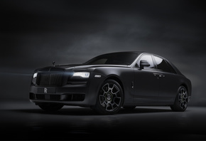 Rolls-Royce, Ghost, Black, Badge