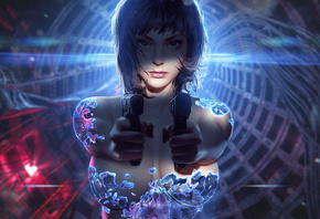 GHOST IN THE SHELL, fan art, R X