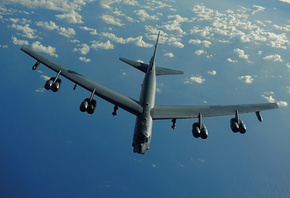 Самолёт, бомбардировщик, B-52, полет