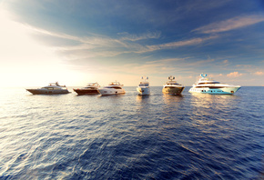 , , , landscape, sea, yachts