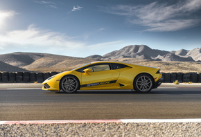 Yellow, Lamborghini, Huracan