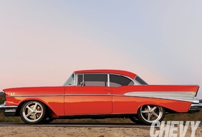 chevrolet, bel air, 1957