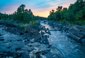 St Louis River at Jay Cooke State Park, Minnesota, , 