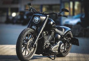 Harley-Davidson, Thunderbike, Dark Dude, black