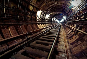 метро, туннель, архитектура
