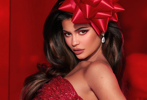 обои Kylie Jenner, лицо, взгляд Kylie Jenner, лицо, взгляд