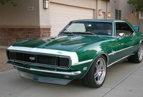 chevrolet, camaro, ss, 1968