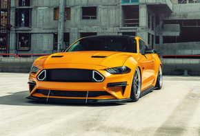 Orange, Mustang