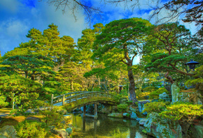 , , , , , Imperial Palace park, HDR, , , 
