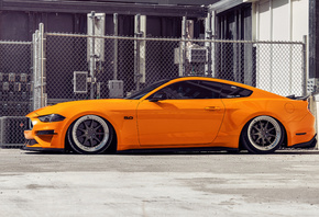 Orange, Mustang