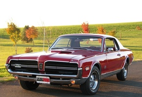 mercury, cougar, 1968