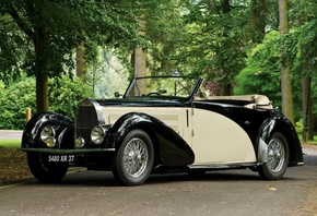 1937, Bugatti, Type 57c, Stelvio, Cabriolet, Gangloff, 57467, Luxury, Retro