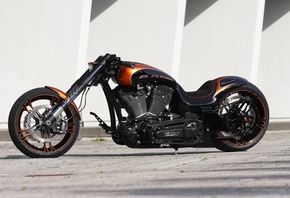 harley davidson, el fuego, custom, thunderbike