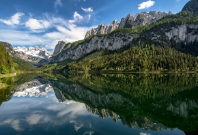 Австрия, Горы, Озеро, Лес