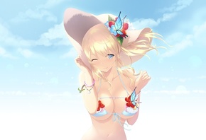 anime, beautiful, sena, cutie, eyes, beach, kashiwazaki sena