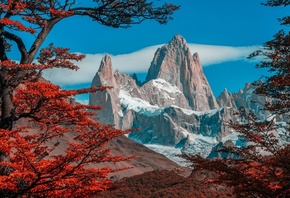 Природа, горы, Monte Fitz Roy, Patagonia, Argentina