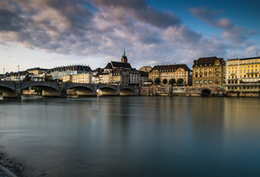 Швейцария, Дома, Мост, Basel, Город