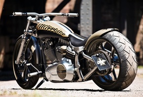 harley davidson, custom, thunderbike