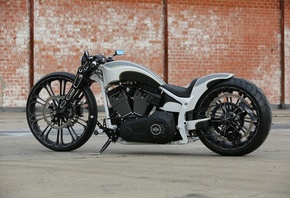 harley davidson, custom, thunderbike