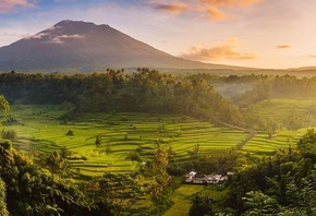 Индонезия, Бали, остров, природа, Агунг, тропики