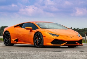 Lamborghini, Orange, Huracan