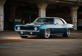 chevrolet, camaro, 1969, custom, pro touring