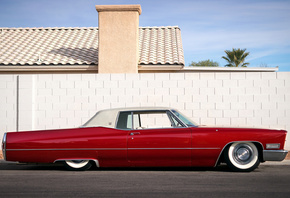 cadillac, deville, coupe, 1968