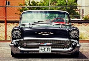 chevrolet, bel air, 1957