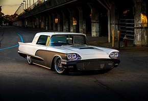 ford, thunderbird, custom