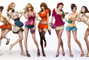 , Artgerm, comic art, superheroines