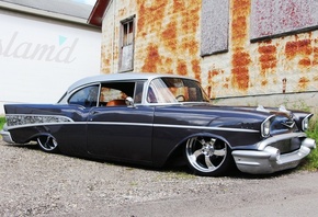 chevrolet, bel air, custom