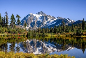 , , Picture, Lake, Mount Shuksan, Cascade Range, , , 