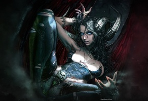 succubus, demon, fantasy girl