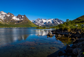 Норвегия, Горы, Лофотенские острова, Природа