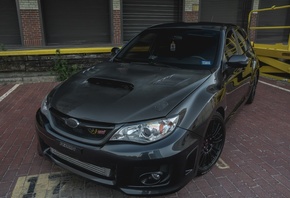 Subaru, Impreza, WRX, STI, Grey, Schwarz, Karbon