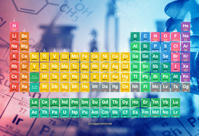 Periodic table, chemical elements, 4k, Mendeleev table, chemistry background, chemistry concepts