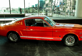 ford, mustang, retro