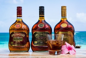 элитный, алкоголь, алкогольный, напиток, бренд, ямайский, карибский, ром, бутылка, бокал, рюмка, rum, jamaican, caribbean, Appleton