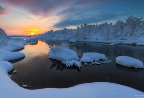 зима, река, фото, Андрей Олонцев