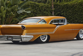 american, classic, car, custom