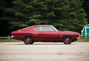 american, classic, car, plymouth, barracuda