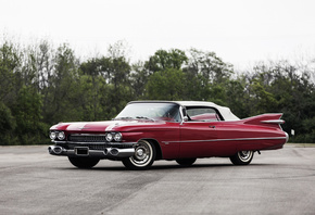 american, classic, car, cadillac, 1959